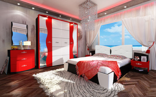 Amor-Smart Home Bedroom Furniture Set 160x200cm 4 Pieces