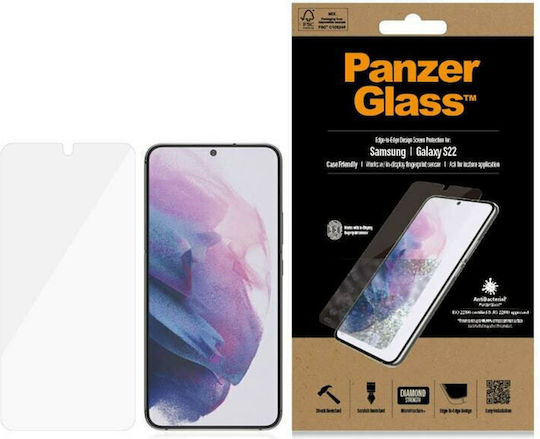 PanzerGlass Антибактериален Стъклен Протектор Full Face (Galaxy S22 5G)