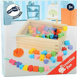 Small Foot Lacing Toy Creative Fun made of Wood for 36++ Months