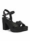Din piele Sandale Anatomici Negre