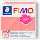 Staedtler Fimo Soft Ροζ Πολυμερικός Πηλός 57gr