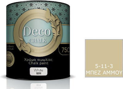 Pellachrom Deco Chalk Paint Χρώμα Κιμωλίας 5-11-3 Μπεζ Άμμου 750ml