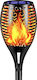 A-051 Spiked Solar Light Torch 1W 130lm Warm White with Photocell IP65