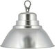 VK Lighting Commercial Bell Light 120W Natural White 12000lm with Built-in LED Silver Ø41xH35.5cm