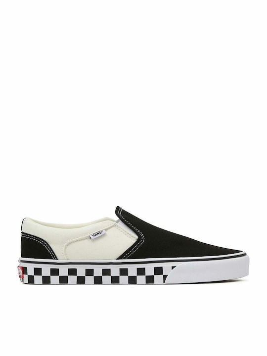 Asher Πάνινα Ανδρικά Slip-On Μαύρα