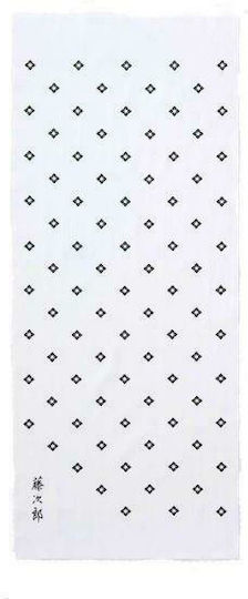 Tojiro Tenugui Towel Blue - White 35x86cm Tojiro Tenugui Towel Blue - White 35x86cm