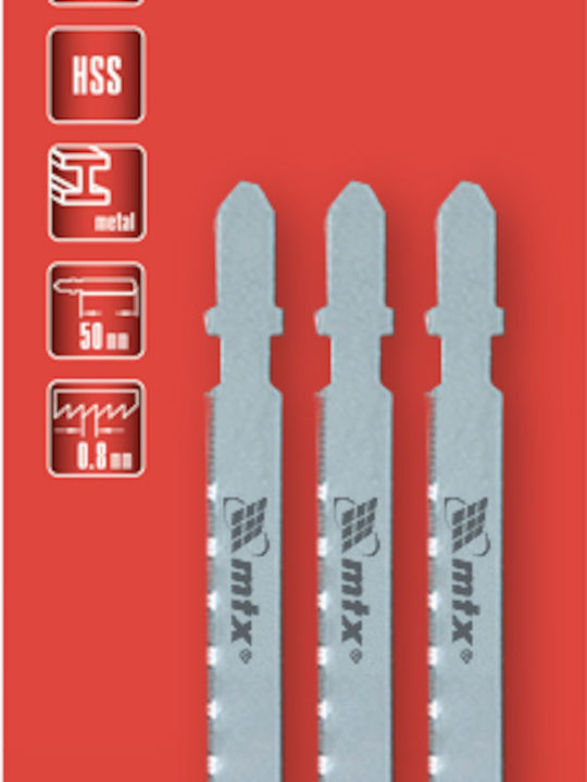 MTX 781509 Lamele pentru metal 75mm 3buc