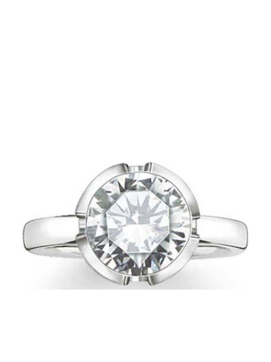 Thomas Sabo Ring with Stones made of Silver
