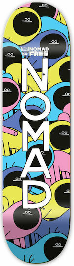 Nomad Ufo 8" Skateboard Shortboard Multicolored