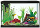 Resun STK20 Fish Aquarium Capacity 76lt with Lighting, Filter and 61x23x43cm Black