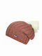 Enisa Lux Căciulă Pom Pom Beanie Pentru Femei Roz