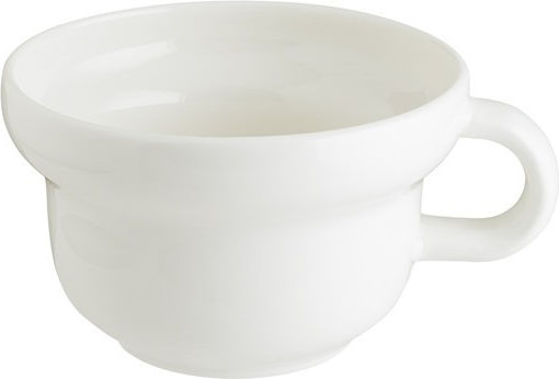 Bonna Σετ Φλιτζάνια Cappuccino από Πορσελάνη Λευκά 350ml 6τμχ
