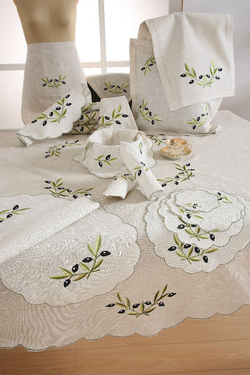 Silk Fashion Platzdeckchen Stoff Weiß 32x32cm 12Stück