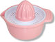Classic Juicer Lemon / Orange with Container made of Plastic in Pink Color
