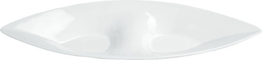 Tognana Magnum Γυάλινη Ορντεβιέρα 2 Θέσεων Λευκή Π18xΜ55cm