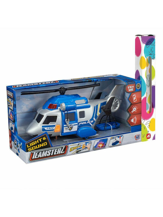 Teamsterz Elicopter de poliție cu lumini și sunete AS
