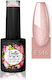 Gellie Semipermanent Lac de Unghii E 546 cu Glitter 10ml 1buc