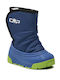 Kids Snow Boots with Velcro Navy Blue
