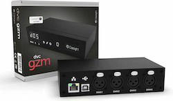 Daslight DVC GZM Interface για Κονσόλα Φωτισμού με 1536 Κανάλια Ελέγχου / 4 Εισόδους XLR Συμβατό Λειτουργικό MacOS / Windows και Συνδέσεις USB (για PC) / Ethernet