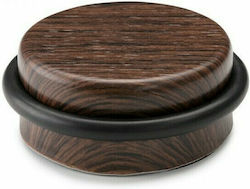 Adhesive Plastic Door Stopper Dark Brown