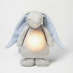 Moonie Schlafspielzeug The Humming Bunny Sky Moonie aus Stoff mit Weißen Geräuschen und Licht für 0++ Monate