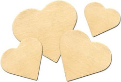 Meyco Wooden Hearts 12pcs 19640518