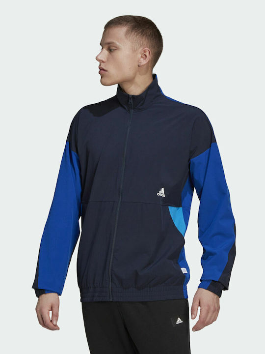Travel Ventilation Herren-Trainingsjacke Marineblau
