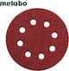 Metabo Orbital Sander Sanding Sheet K120 with 8 Holes 125x125mm