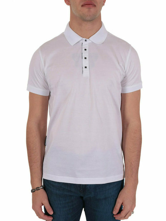 Karl Lagerfeld Herren Kurzarmshirt Polo Weiß