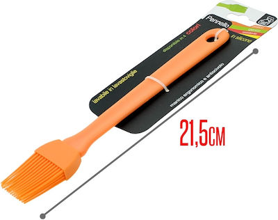 Silicone Pastry & Basting Brush Orange 21.5cm