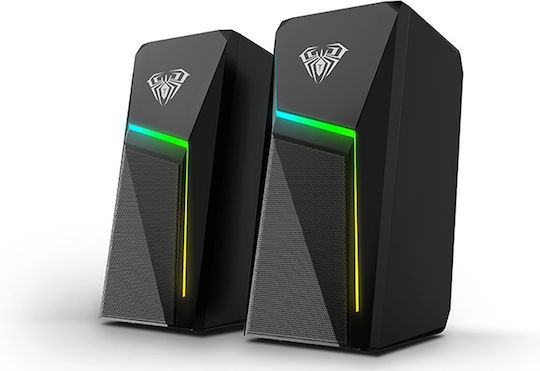 Aula N-521 2.0 Speakers with RGB 3W Black
