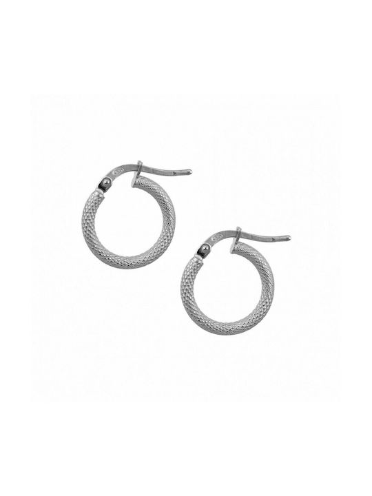 Earrings Hoops made of Silver