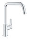 Grohe Eurosmart Tall Kitchen Faucet Counter Silver