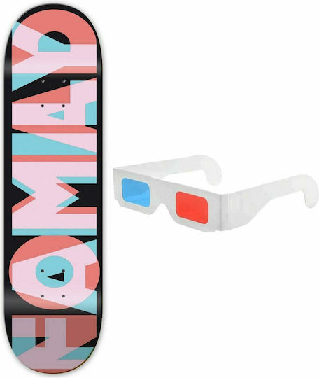 Nomad Cinema 3d 8" Σανίδα Shortboard Πολύχρωμη