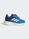 Adidas Αθλητικά Παιδικά Παπούτσια Running Tensaur Run 2.0 CF I με Σκρατς Blue Rush / Core White / Dark Blue