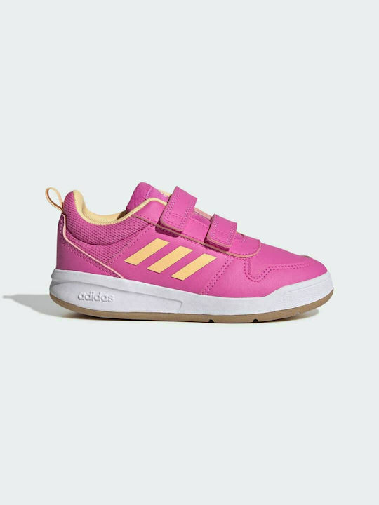 Adidas Αthletische Kinderschuhe Laufen Tensaur mit Klettverschluss Screaming Pink / Acid Orange / Gum