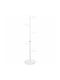 Yamazaki Jewellery Stand Metal White 9x9x40cm