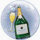 Luftballon Blase Jumbo Rund Mehrfarbig 61cm