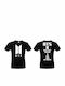 B&C BTS Names T-shirt σε Μαύρο χρώμα