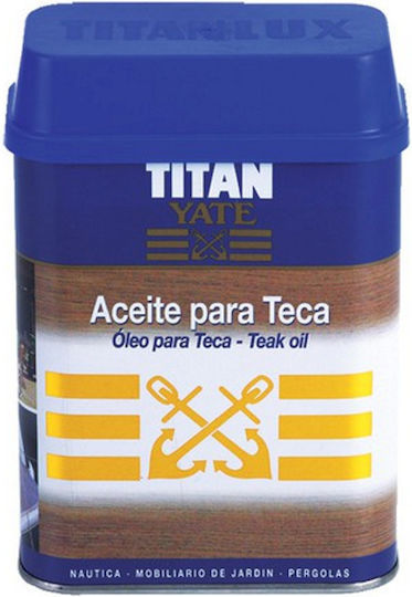 Titanlux Yate Teak Oil Colorless Matte 750ml