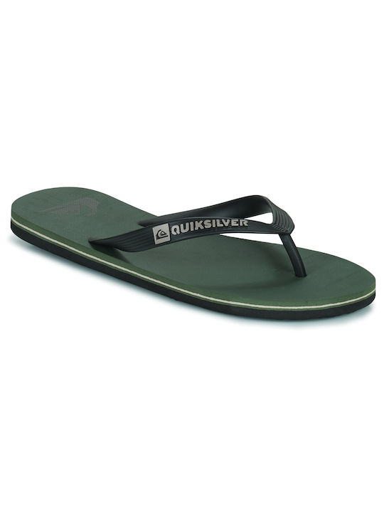 Quiksilver Molokai Flip Flops σε Πράσινο Χρώμα