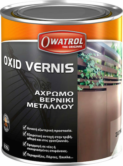 Owatrol Oxid Βερνίκι Επιφάνειας Πολυουρεθάνης Διαλύτου Άχρωμο Γυαλιστερό 750ml