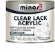 Minos Spray Clear Lack Acrylic Βερνίκι Επιφάνειας Άχρωμο Γυαλιστερό 180ml