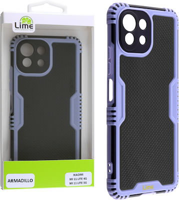 Lime Armadillo Camera Guard Plastic Back Cover Durable Air Force Blue (Mi 11 Lite / 11 Lite 5G / 11 Lite 5G NE)