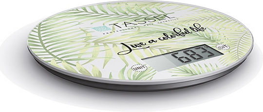 Tassel Digital Bathroom Scale Beige Floral Live A Colorful Life