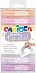 Carioca Temperello Pastel Washable Drawing Markers Thick Set 8 Colors 42673