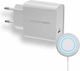 RealPower Φορτιστής Magsafe Λευκός (357049 & Adapter)