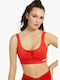 Guess Women's Sports Bra without Padding Red