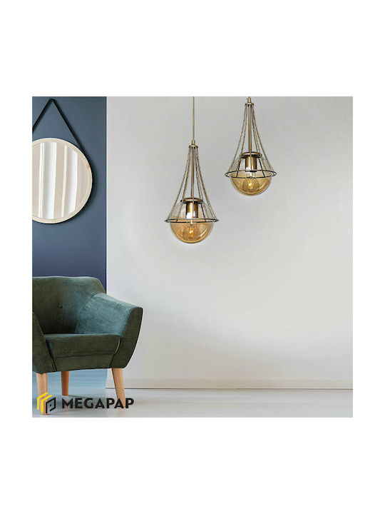 Megapap Cahaya Pendant Light Gold with Socket E...