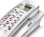 KX-T555CID Kabelgebundenes Telefon Gondel Weiß CY2101-13-9